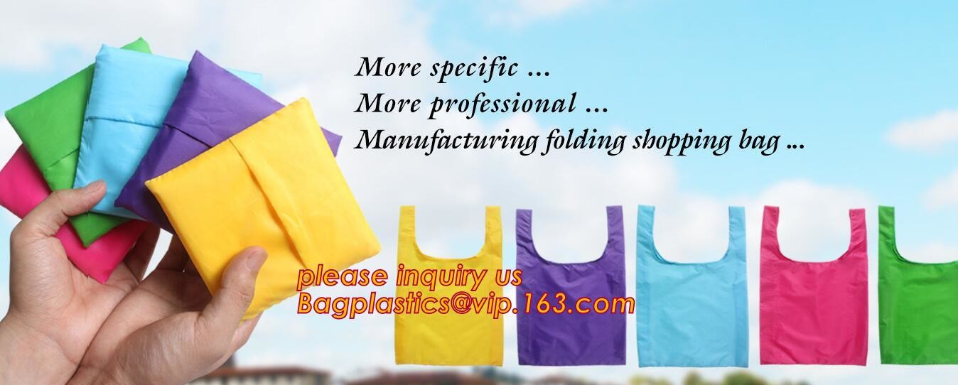 German Supermarket Recycling Polyester Foldable Shopping Bag Foldaway Recycle Polyester Bag,polyester/ nylon draw string