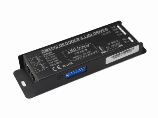 Buy 3 Channel Constant Current LED DMX512 Decoder With Dipswitch Addressing at wholesale prices