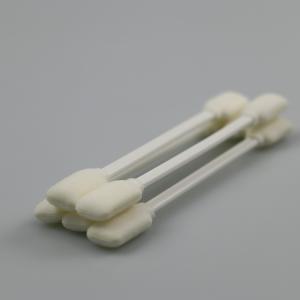 Quality Double Rectangle Foam Head White PP Handle for Printer and Plotter Cleaning Swabs for sale