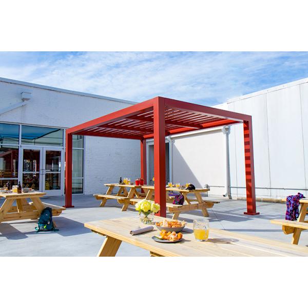 Luxury Modern Aluminum Pergola Gazebo Waterproof Roof Panels