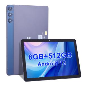 C idea  Android Tablet 10.1 Inch Dual Camera 8GB RAM 512GB WIFI 5G Tablet with Keyboard Mouse SIM Support for School
