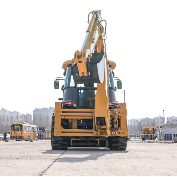 WZ40-30 Mini Backhoe Loader Hydraulic 4x4 3 Ton With Multifunction Bucket