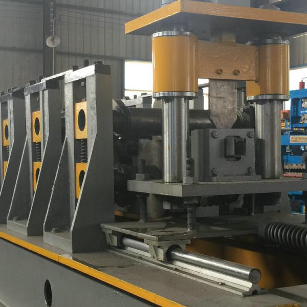 Metal Steel Frame Making Machine , Solar Strut Channel Roll Forming Machine