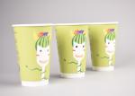 Modern Design Custom Paper Coffee Cups Heat Insulation , Printed Paper Cups