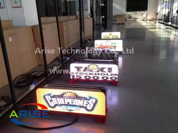 Wireless Vehicle TAXI LED display P5 P6 P7.62
