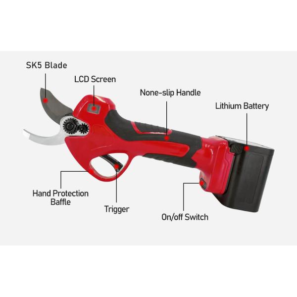 Electric Pruning Shears 2 Battery Optional Extension Rod Vineyard Vines Power Tools Cordless