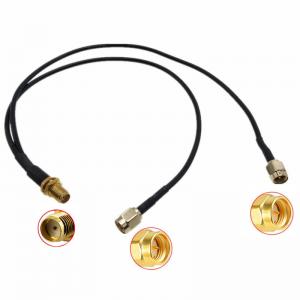 Quality SMA Male To Sma Female Antenna Extension RG316 RG174 RP Male Female 1 To 2 Cable for sale