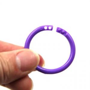 China PE Plastic Snap Lock Binding Rings 15 20 27 28 32 35 40mm on sale