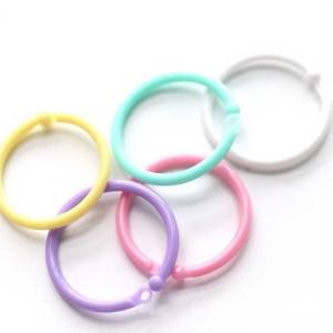 China Colorful Plastic Binding Buckle 8 14 18 22 25 30 40mm For Notebook on sale