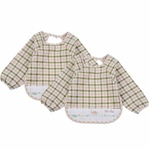 Quality Soft Absorbent Baby Bandana Bib , 100% Organic Cotton Baby Coverall Bib for sale