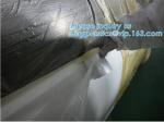Disposable car protection pre-taped paint plastic masking film, PE material soft
