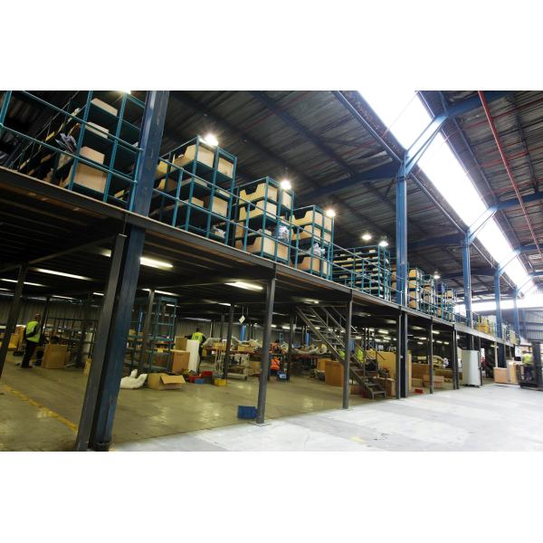 High Storage Volume Multi-tier Rack Supported Mezzanine