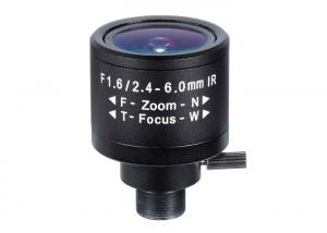 China 1/3 2.4-6.0mm Megapixel F1.6 M12 Mount Fixed IRIS IR Vari-focal Lens, 2.4-6.0mm Camera Lens on sale