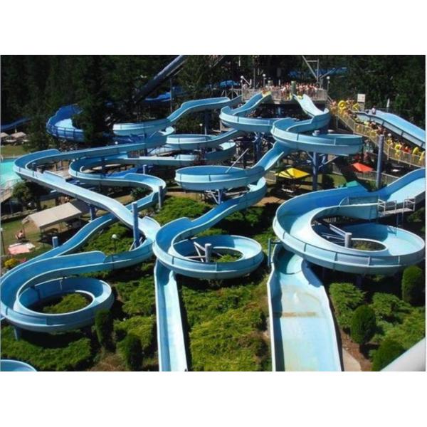 Customized Mat Racer Water Slide FRP Fiberglass Large Water Slides For Adults