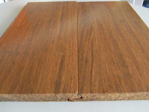 China Click lock Carbonized Strand Woven Bamboo Flooring on sale
