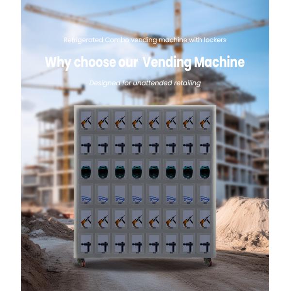 Self-Service Factory Equipment Toolkits Electric Drills Helmets Renting Vending Machine With Card Reader