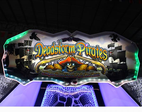 Pirate Ship Gun Shooting gallery Game Simulator For Amusement Park 450W
