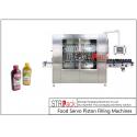 Fully Automated 1-5L Fruit and Vegetable Juice Bottles Piston Filling Machine for sale