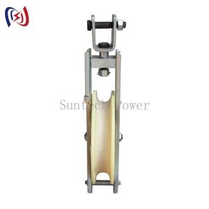 China High Performance Transmission Line Stringing Tools Single Conductor Stringing Block on sale