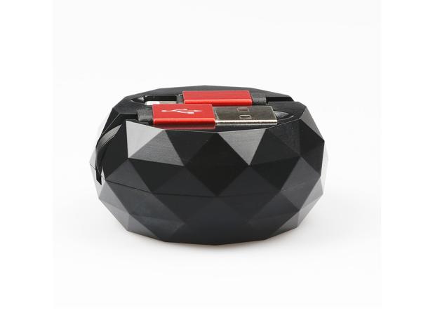 Buy 2019 Tpe Retractable Extending USB Cord Reel Micro 8pin Type C For IPhone/Android at wholesale prices