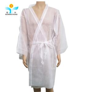 Quality YIHE Disposable Kimono Robe PP non woven Eco friendly For Salon for sale