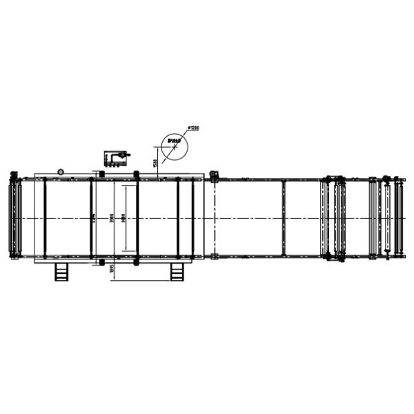 Steam Heating Double Loading Long Loop Steamer Machine 250m Content