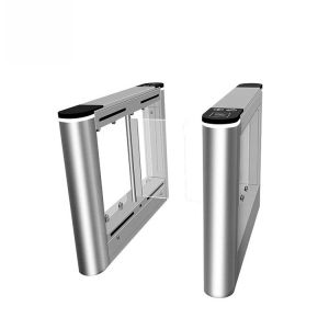 Pedestrian Security Swing Turnstile Gate Face Recognition Thermal Access Control