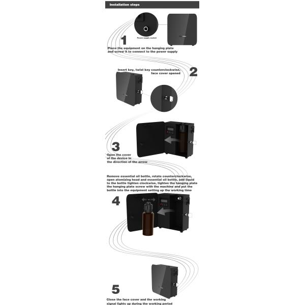Nano X300 Air HVAC Scent Diffuser Machine Wifi Hotel Lobby Scent Diffuser