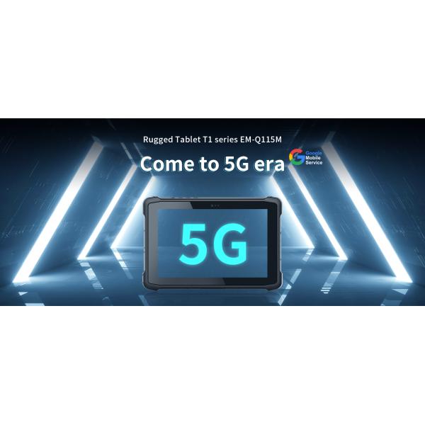 Industrial 10.1 Inch Rugged Android Tablet with IP65 Certification NFC 5G and 4G GSM