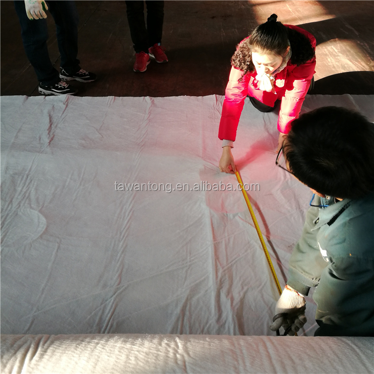 Road Construction Non Woven Geotextile Fabric with ISO9001 ISO14001 BV Certification