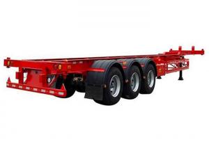 China 6.2T Skeleton Container Semi Trailer 6m Shipping Container Chassis on sale