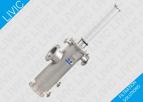 Buy Clean Water Filter NBR Housing Seal , Self Cleaning Pond Filter Vertical / Horizontal Style at wholesale prices