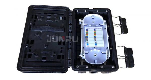 Junpu 24 Core Fiber Optic Splice Closure Wall Mount 2 In 16 Out Aerial Application