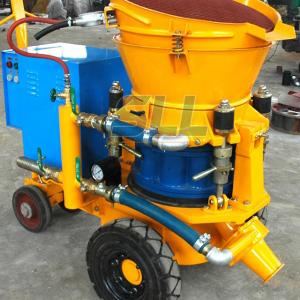 Quality 3m3 Per Hour Refractories Cement Spray Machine , 4KW Small Concrete Pump for sale
