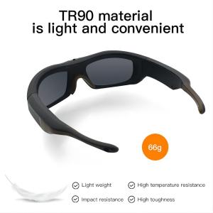 Quality Waterproof IPX55 Sport Video Sunglasses For Cycling, Mountaineering, Riding, Running for sale