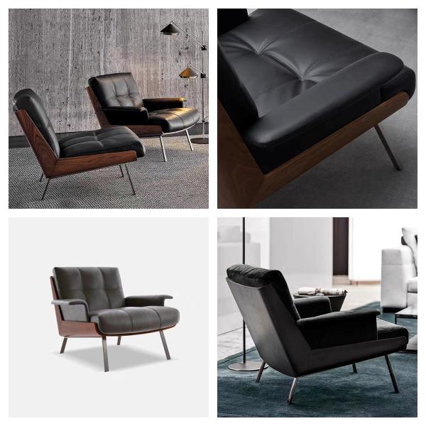 Elevate Business Leather Leisure Lazy Sofa Chair Comfortable Relaxing