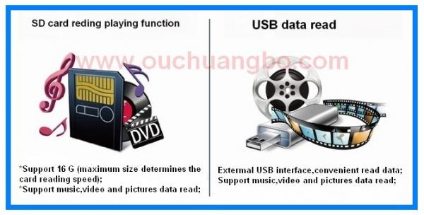 Ouchuangbo Mitsubishi ASX audio radio dvd gps sat navi stereo support BT USB SD