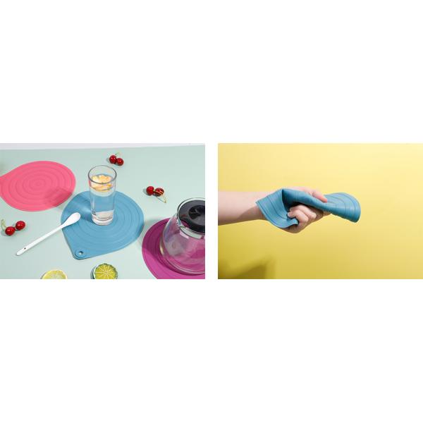 Non-Slip Dining Table Mat Kitchen Pads Silicone Heat Insulation Pad