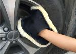 Extra Thick Single Sided Car Polishing Mitt Gentle Surface Without Washing Marks