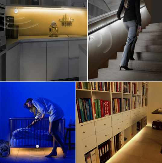 2m 120led Motion Sensor LED Strip 2835SMD Wardrobe Sensor Strip Light