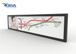 Multi Language 21Inch Stretched Bar LCD Display With Humanized Inner Structure