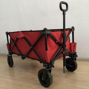 China Colorful Folding Sports Wagon Outdoor Small Volume All Terrain Beach Wagon on sale
