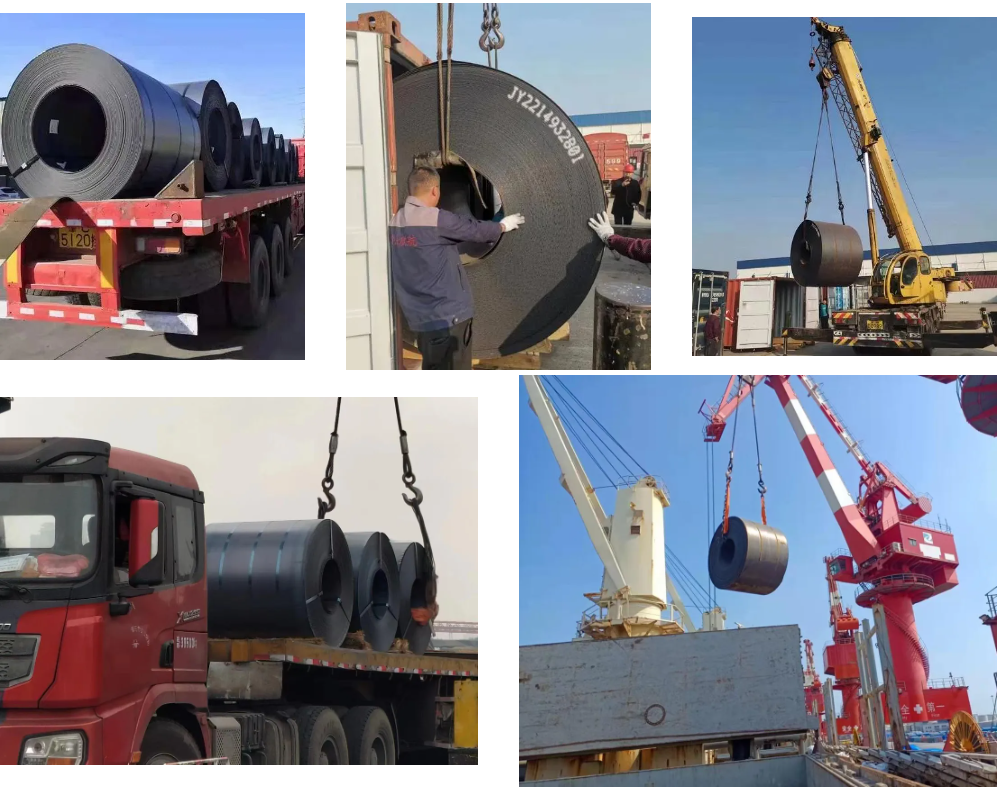 Black SPCC Carbon Steel Coil Cold Rolled Hot Rolled Smooth Surface