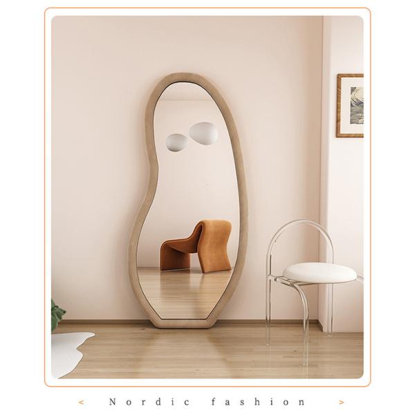 Custom Standing Arched Floor Mirror Full Length 78x108cm
