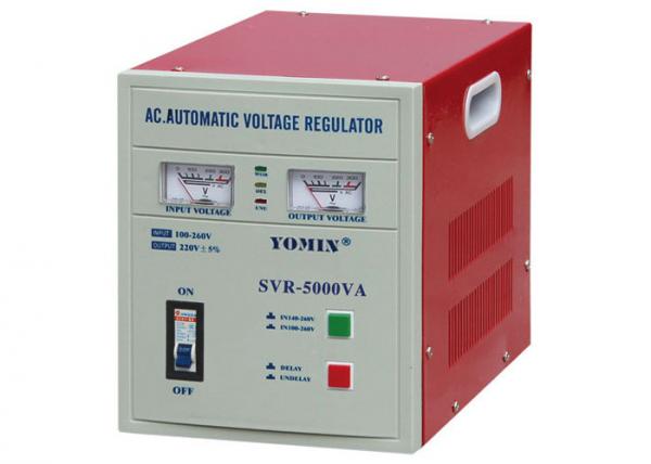 Buy Servo Motor Home Electrical Stabilizer , Voltage Stabilizer SVR 5000VA / AC Relay Type Stabilizer at wholesale prices