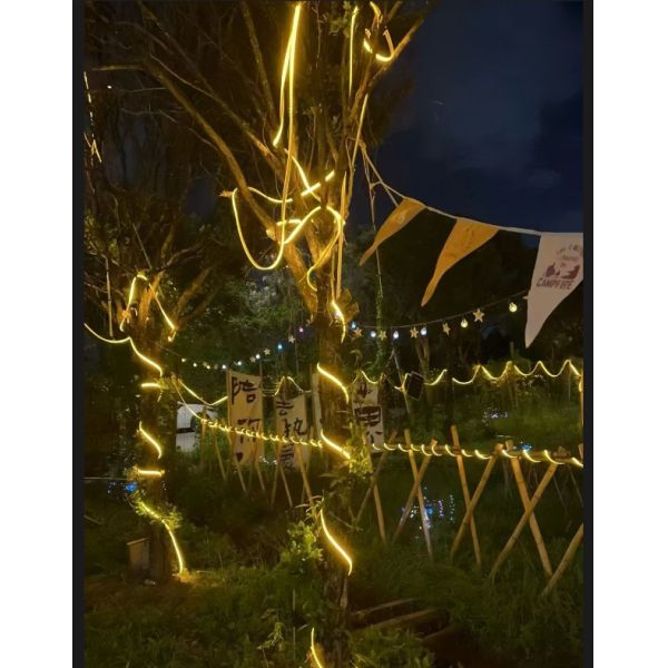 Warm White Solar Fairy String Lights with 72-Hour Runtime and 2000mAh-5000mAh Battery for Multi-Scene Applications