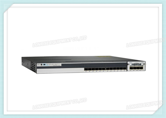 Cisco Switch WS-C3750X-12S-S 12 Port GE SFP Ethernet Switch Layer 3 Switch IP Base