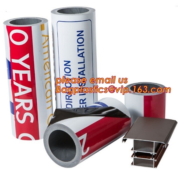 Metalizing protective film for aluminum profiles wood,Best Transparent Adhesive Protective Surface Plastic LLDPE Film