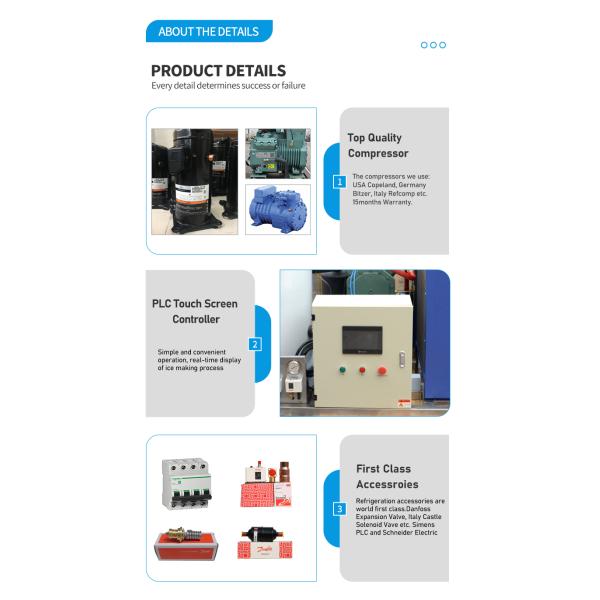 Morocco Directly Supplies 2t Flake Ice Maker Machine with Technology