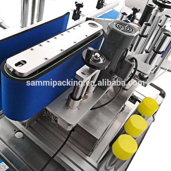 High-Speed Automatic Desktop Labeling Machine for Round Bottles/Cans Self-Adhesive Sticker Applicator Used Metal Electric Motor